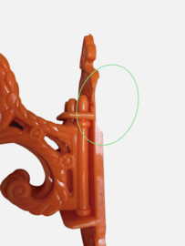 Waaierkapstokje oranje