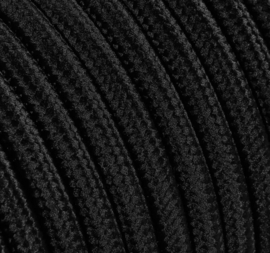 Textielsnoer zwart 3 polig