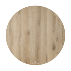 Nieuw eiken tafelblad rond 40cm tot 180 cm doorsnede