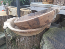 grote houten schalen 10 cm diep