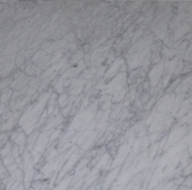 Plint marmer Carrara wit Variabele lengte x80x10 mm glanzende voorzijde Prijs per strekkende meter