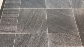 NIEUW: Vloertegel graniet Silver Galaxy gebrand 900x900x15 mm Prijs per m2