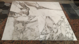 Vloertegel  marmer Carrara Arabescato Vagli 610x610x10 mm mat gezoet met strakke kanten Prijs per m2