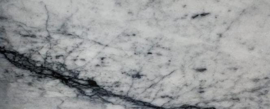 Vloertegel marmer Carrara Chiaro CD wit grijs 1000x400x20 mm mat gezoet Prijs per m2