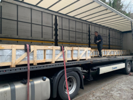 Vloertegel Binnen & Buiten marmer Bianco Carrara wit 600x200x20 mm mat gezoet Prijs per m2