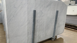 Maatwerk MARMER Bianco Carrara CD Venato Gepolijst alleen in 2 cm dik  290x165 cm