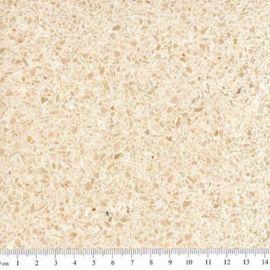 Ecostone Terrazzo  Avorio Crema 400x400x15 mm mat gezoet