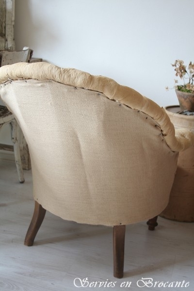 Shabby Fauteuil/ chair SOLD | Sold | Servies & Brocante