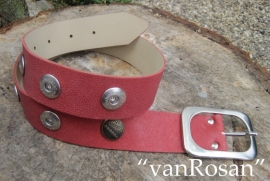 Babouche Riem rood 80 cm