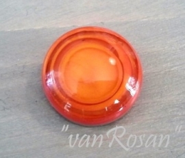 Glasdrukkers Orange cirkels voor Babouche