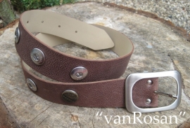 Babouche Riem donker bruin 80 cm