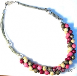 Knoopketting Fuchsia