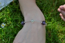 Armband en oorbellen voor bruid.