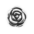 Aanschuifbedel roos zilver EG-036