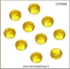 10x Citroen Geel (Citrine)  - SS16