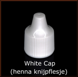 White Cap (witte dop voor Henna knijpflesjes)