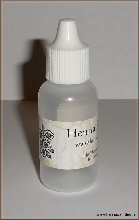 1 Henna (knijp) flesje (ZONDER TIP)