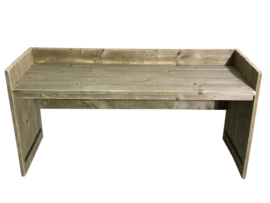 Bureau tafel oud steigerhout met opstaande rand