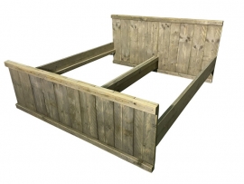 Doe-Het-Zelf bouwpakket  tweepersoonsbed van steigerhout