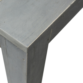 Tuintafel steigerhout blokpoot beton grijs