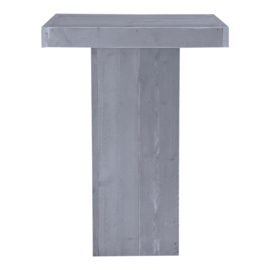 Statafel zuil steigerhout beton grijs