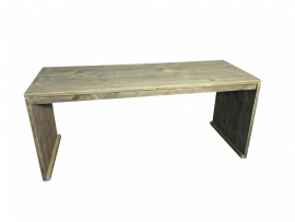 Bureau tafel 70x180cm van oud gebruikt  steigerhout