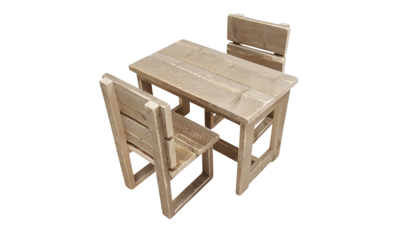 Betere Doe-Het-Zelf bouwpakket kindertafel van steigerhout MS-84