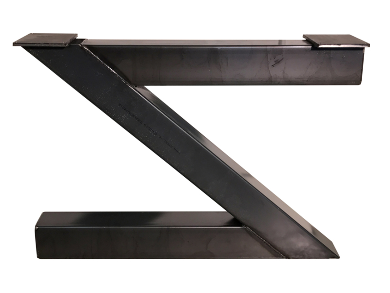 binden Buitenlander hun Stalen tafel onderstel model Z koker 12x12cm | Tafelpoten staal | JORG`S  Meubelen
