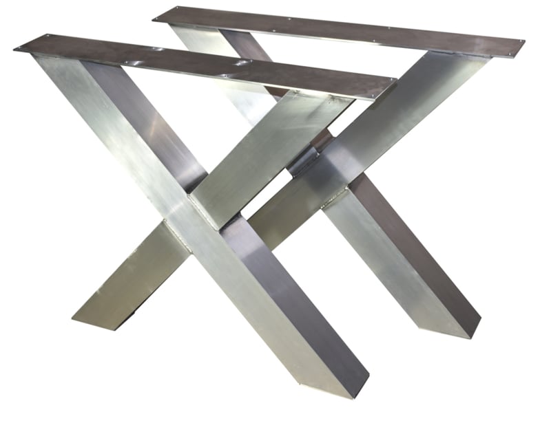 Aluminium tafel onderstellen