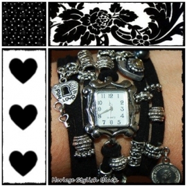 Horloge Stylish Black 2