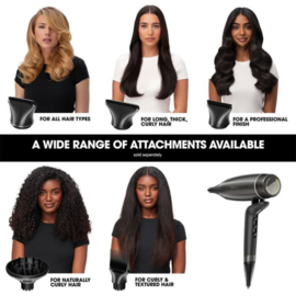 ghd - Speed Hair Dryer - Metallic Black