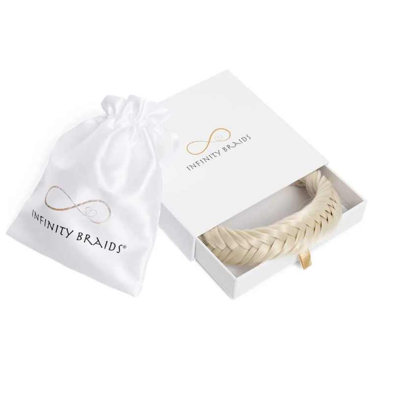 Infinity Jolie Braid - Diamond Frost - Fishtail - Platina Blond