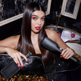 ghd - Duet Style 2-in-1 Hetelucht Stijltang – Giftset (Zwart)