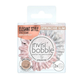 Invisibobble - Sprunchie - Slim - Bella Chrome