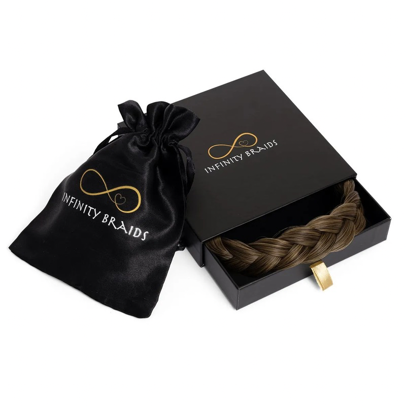 Infinity Lizzy Braid - Cyber Glam - Regular Braid - Mix bruin & Blond