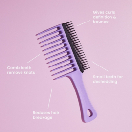 Tangle Teezer - Wide Tooth Comb - Paars / Zwart