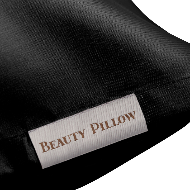 Beauty Pillow - Satijnen Kussensloop - Zwart - 60x70