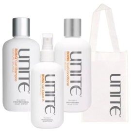 Unite - Boing Curl - Aanbieding Set: Shampoo 236 ml + Conditioner 236 ml + Curl Leave-in 236 ml cadeau