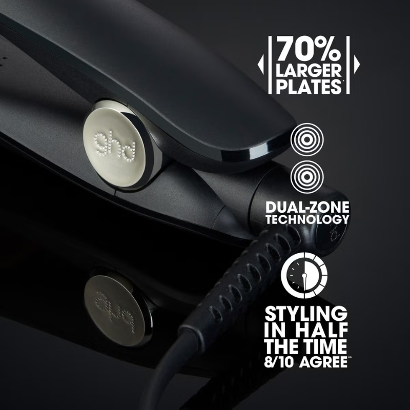 ghd - Max Wide Plate Styler - Gift Set – White Edition | Met Paddle Borstel & Hittebestendige Opbergtas