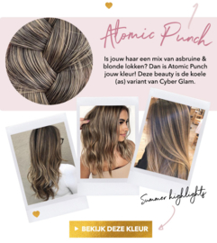 Infinity Jolie Braid -  Atomic Punch - Asbruin met blonde Highlights