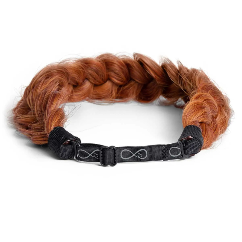 Infinity Braid Viènne Fire Dash - Messy Braid - Koper met Subtiele Highlights