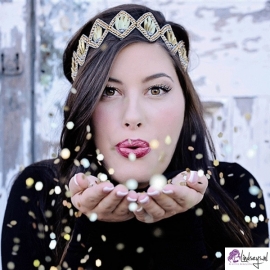 Pink Pewter - Diana - Black - Haarband