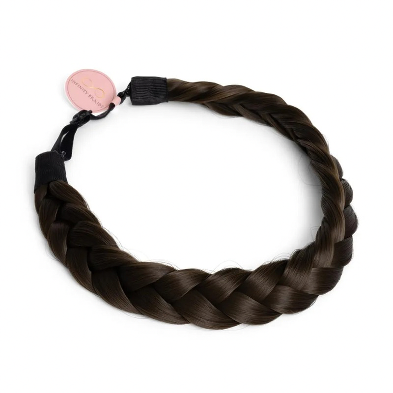 Infinity Lizzy Braid - Mocha-Chino - Regular Braid - Midden tot donkerbruin