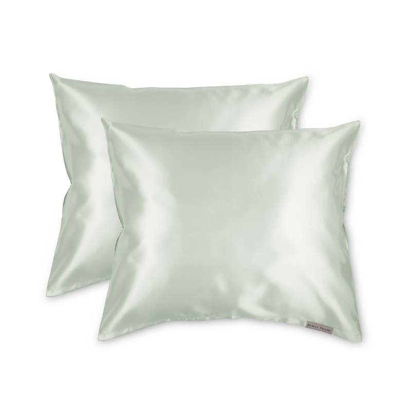 Beauty Pillow - Satijnen Kussensloop - Mint - Pastel Groen - 60x70