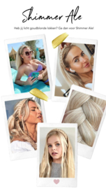 Infinity Viènne Braid - Shimmer Ale - Messy Braid - Licht Blond