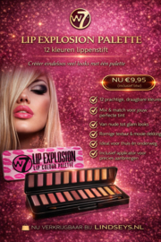 W7 - Lip Explosion Palette - 12 Kleuren Lippenstift