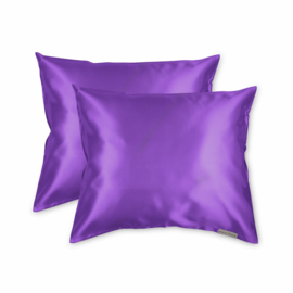 Beauty Pillow - Satijnen Kussensloop Purple - Paars - 60x70