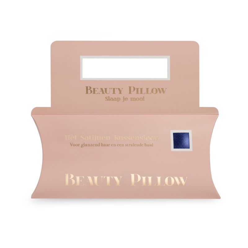 Beauty Pillow - Satijnen Kussensloop - Galaxy Blue - Donker Blauw - 60x70
