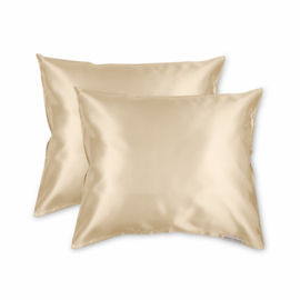 Beauty Pillow - Satijnen Kussensloop - Champagne - 60x70