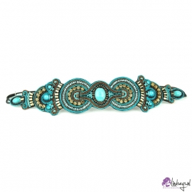 Pink Pewter - Elia - Turquoise - Haarband